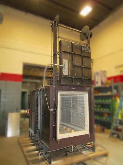 Custom AMS2750 compliant heat treating furnace